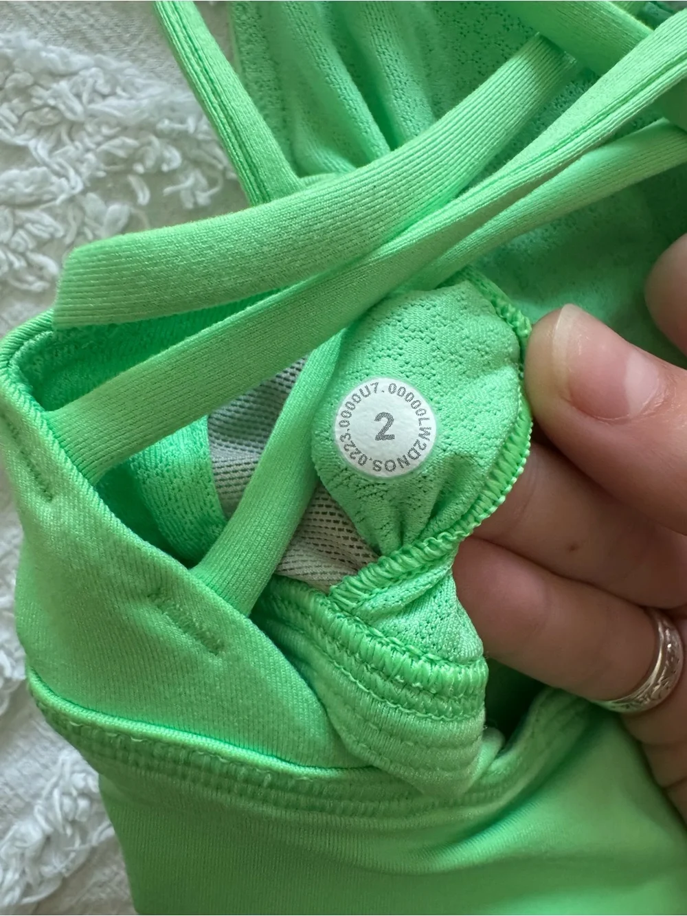 Lululemon Free To Be Serene Bra | Pistachio | Size 2